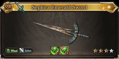 PSA: Sephira Emerald Sword and Blade are Slime Weapons.